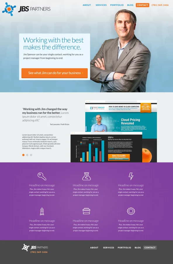 JBS Partners homepage